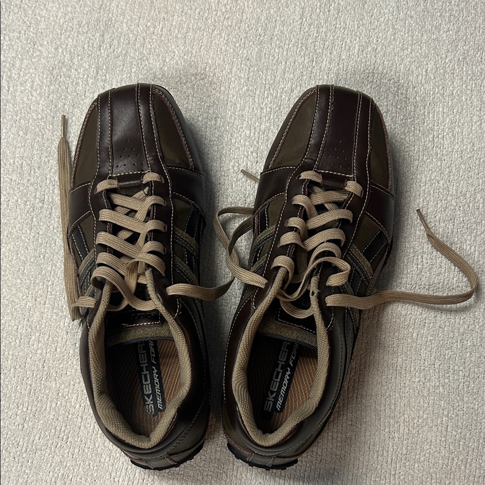 Skechers Men's Dark Brown Sneakers